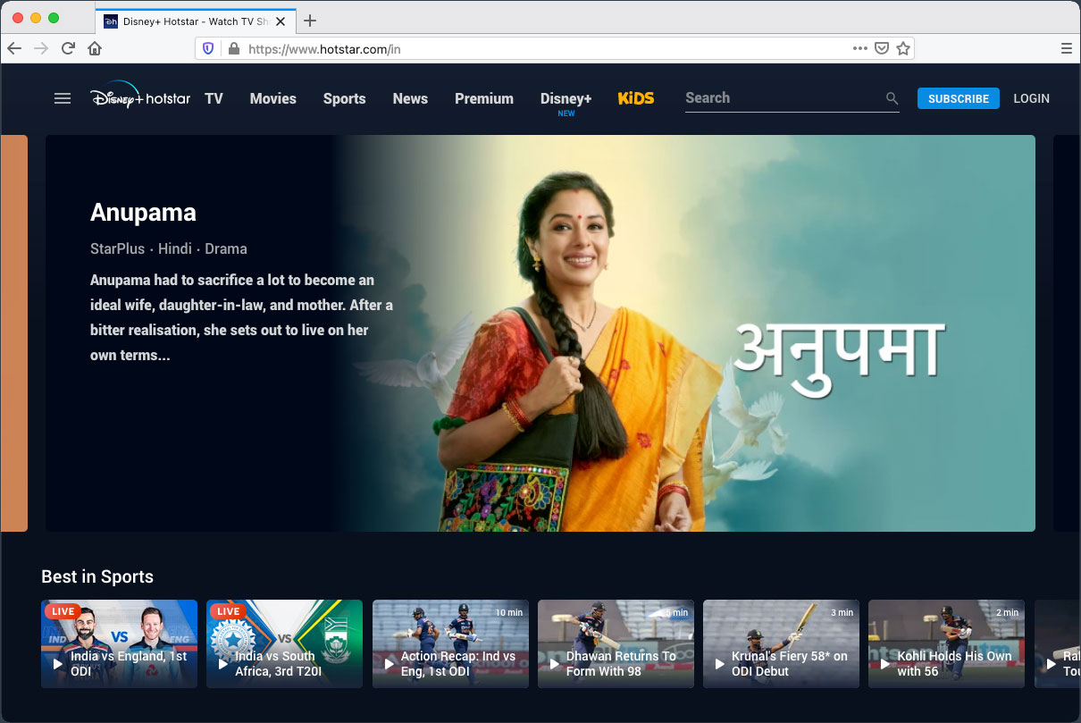 How to Watch Hotstar Outside India