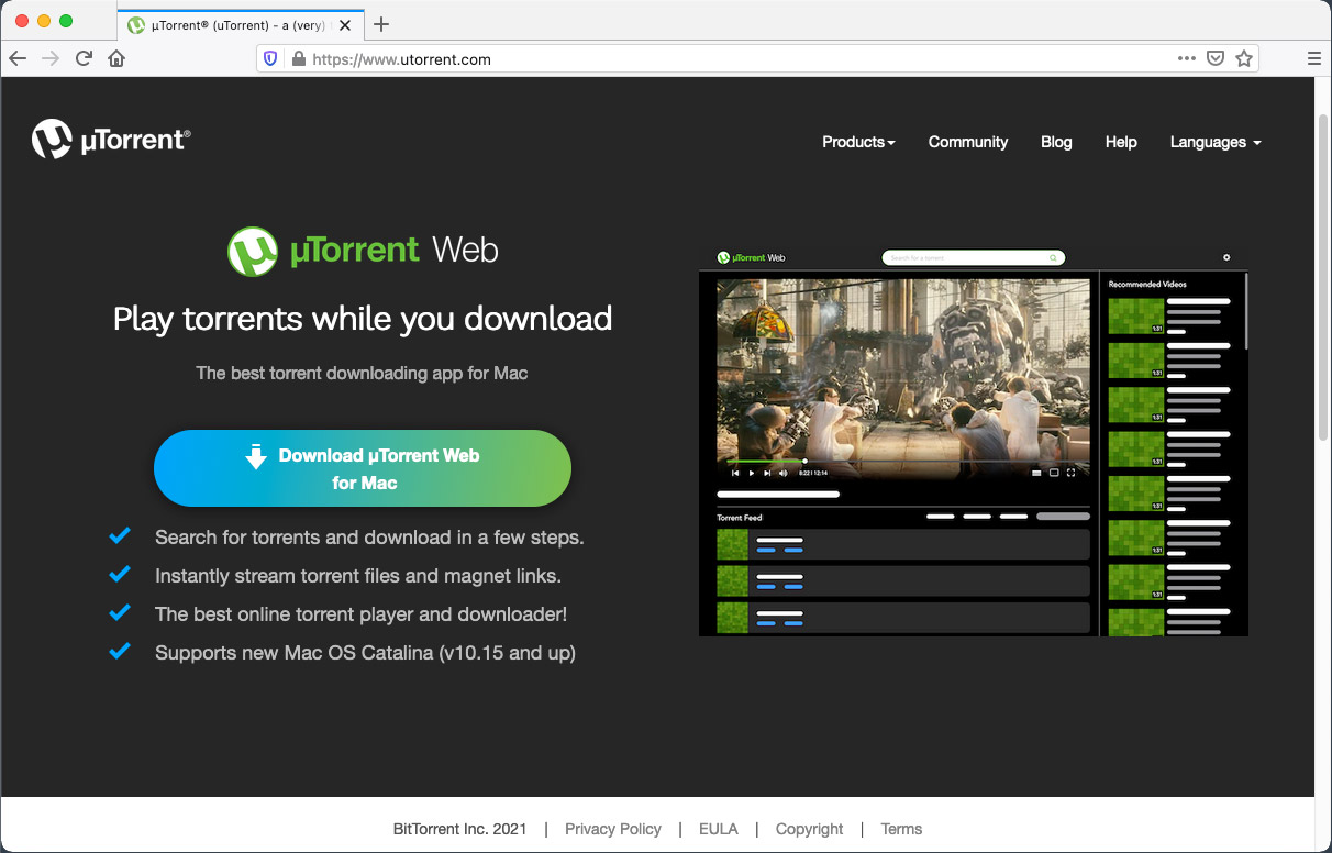 Utorrent catalina mac download windows 10