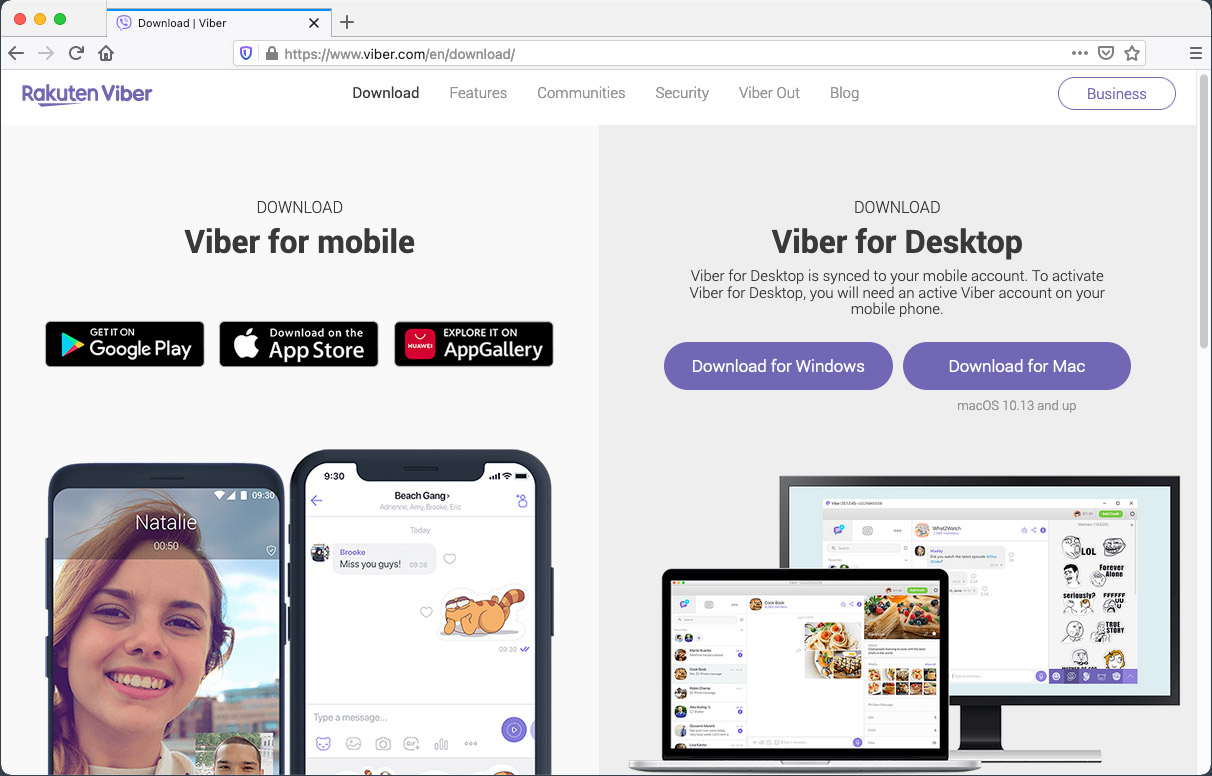 can i get viber on mac